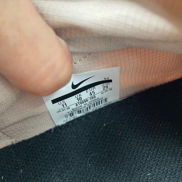 Nike Air Fear Of God Moccasin Sneakers Mens Size 11 Particle Beige AT8086-200 main image 10